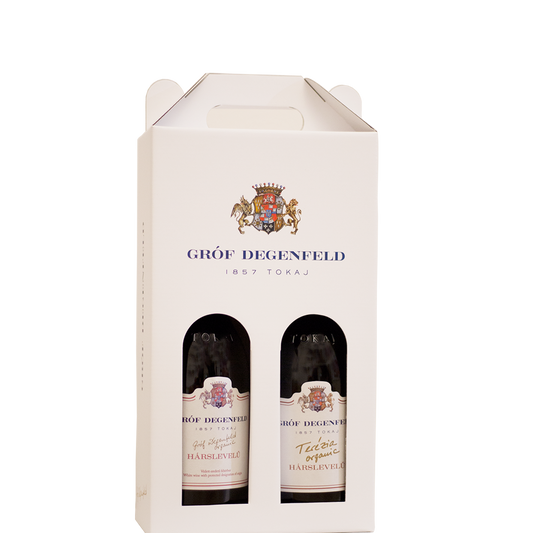 Gróf Degenfeld gift box for 0,5 l and 0,75 l bottles - for 2 bottles