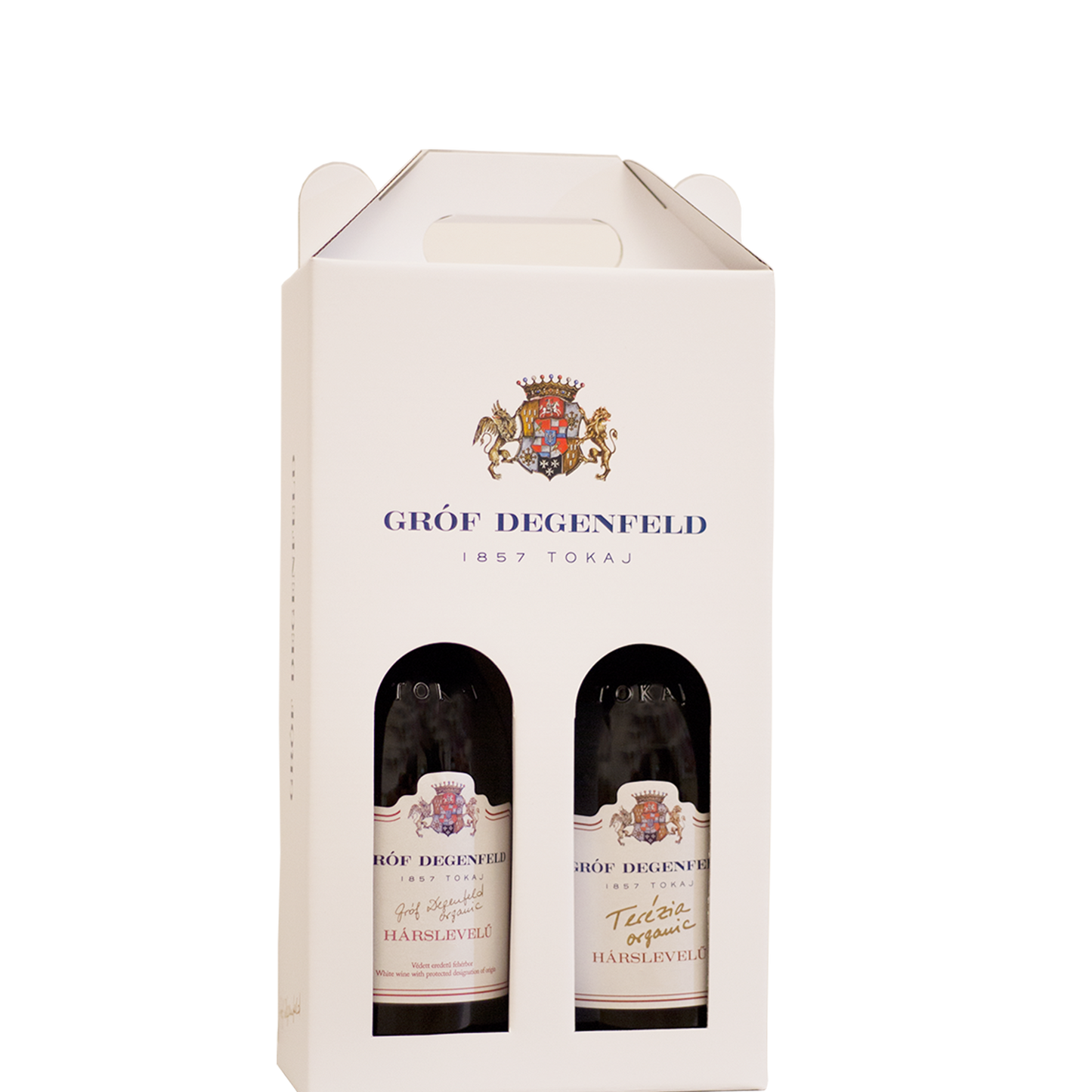 Gróf Degenfeld gift box for 0,5 l and 0,75 l bottles - for 2 bottles